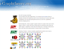 Tablet Screenshot of open-graphtheory.org